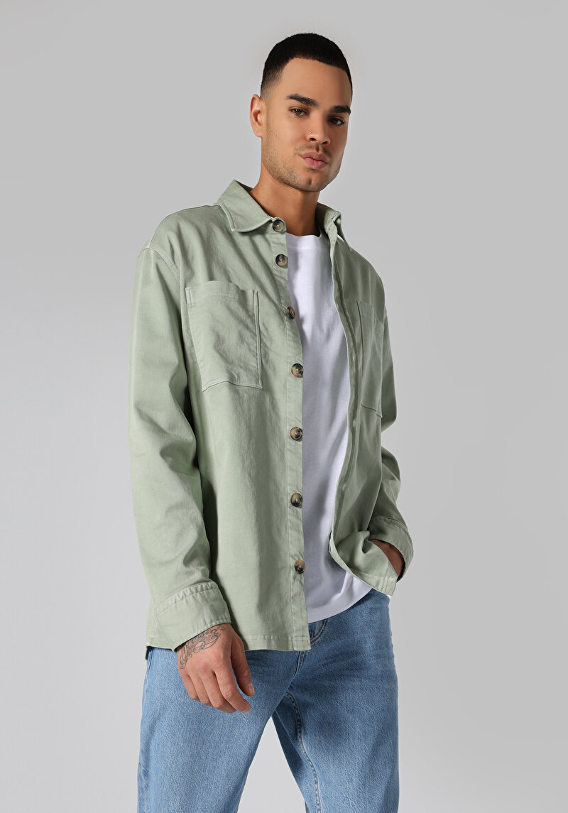 Imagine a Camasa Cu Maneca Lunga De Barbati  Comfort Fit  Cl1059711