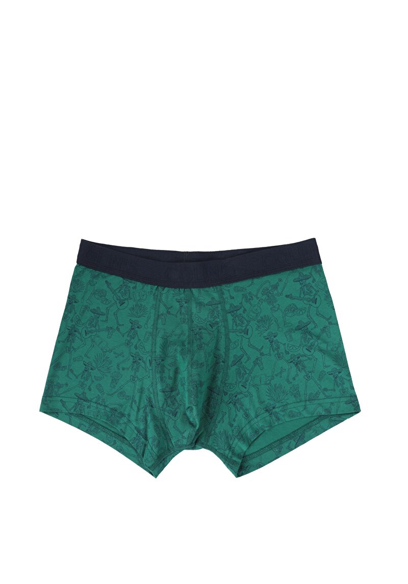 Imagine a Boxer Verde Pentru Bărbați Modern Fit