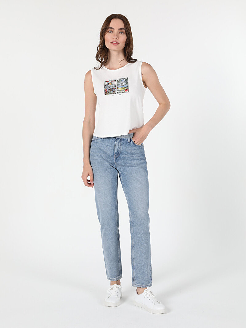 Afișați detalii pentru Pantaloni De Dama Denim Boyfriend Fit 893 Julia Cl1059319