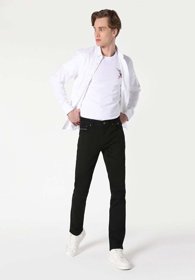 Afișați detalii pentru Camasa Cu Maneca Lunga De Barbati Alb Slim Fit  Cl1063192