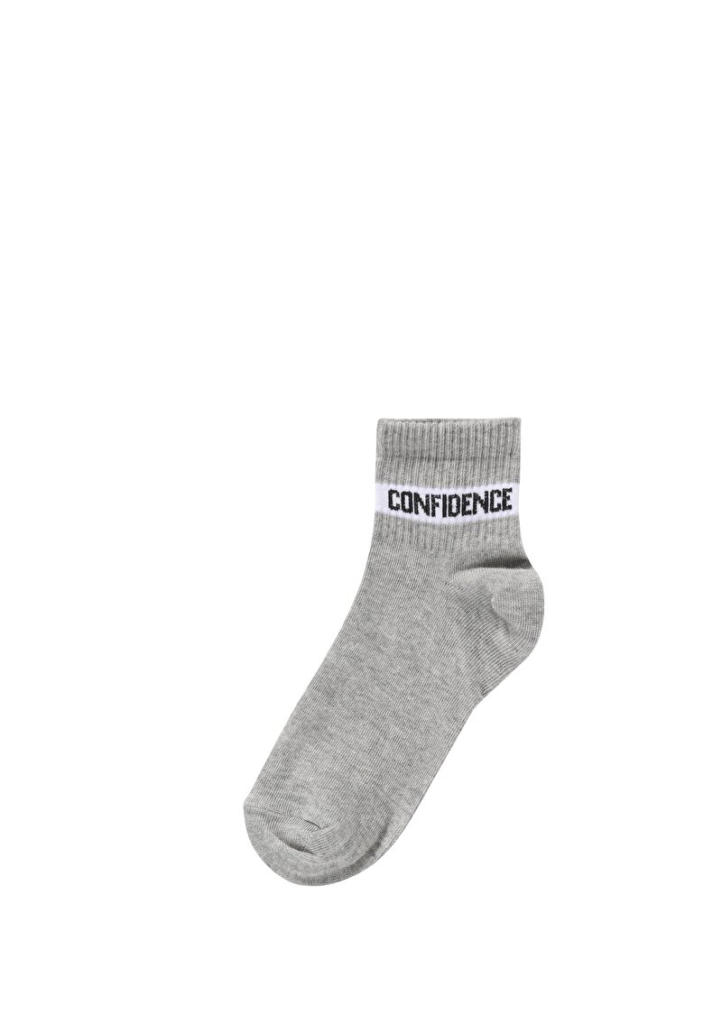 Imagine a Sosete De Dama Gri Modern Fit  Cl1062993