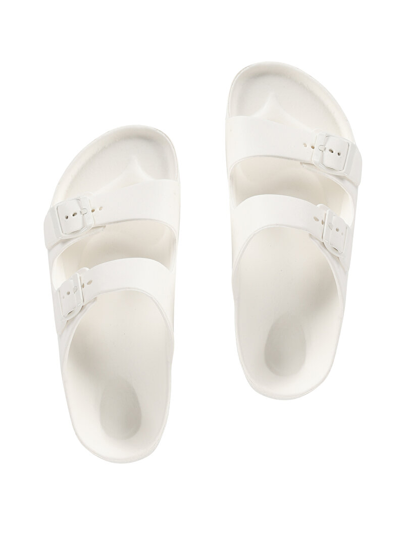 Afișați detalii pentru Papuci Albi Pentru Femei