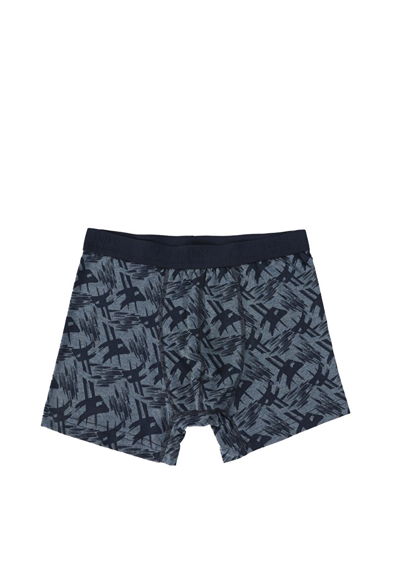 Imagine a Modern Fit Boxer Bleumarin Pentru Bărbați