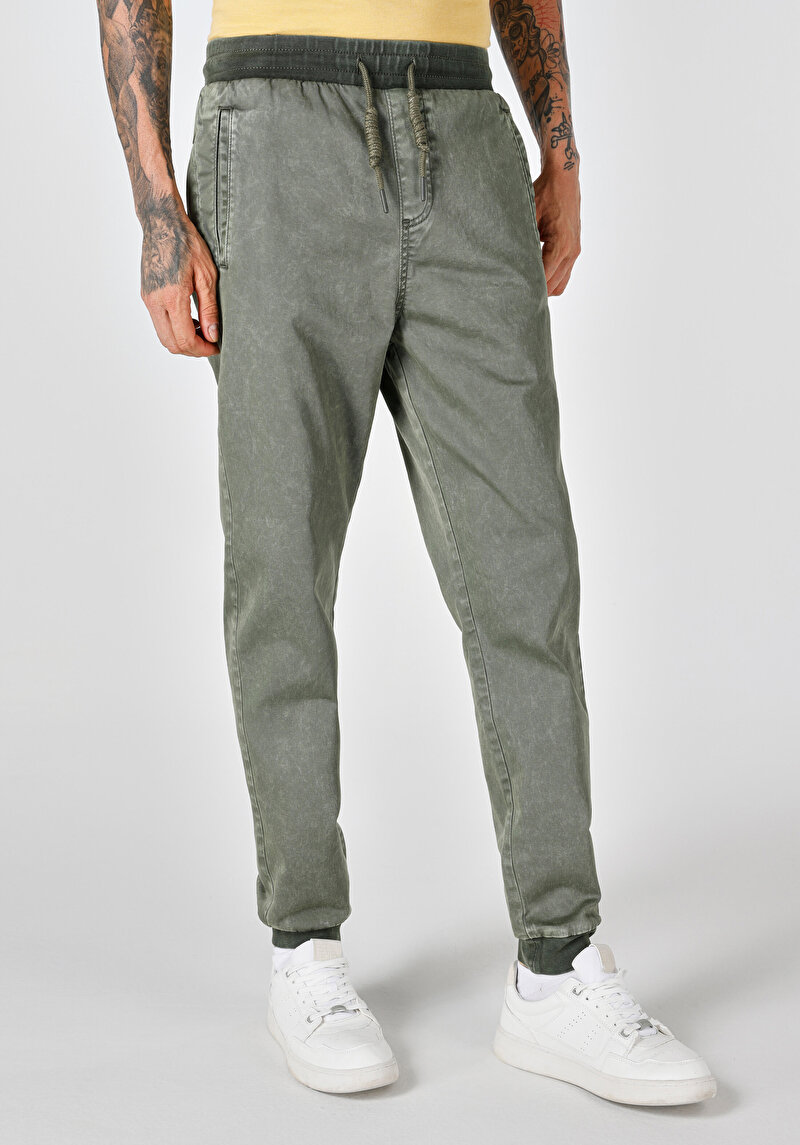 Imagine a Pantaloni De Barbati Kaki Slim Fit Cl1061667