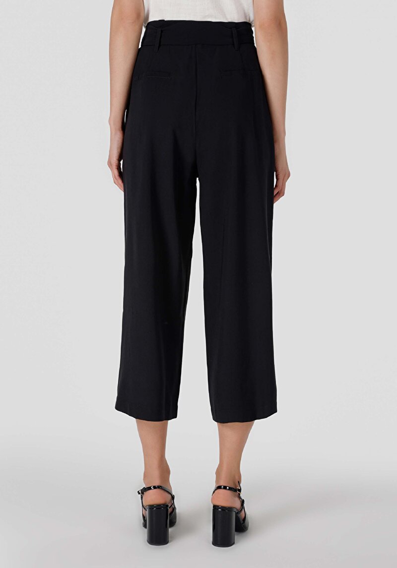 Afișați detalii pentru Pantaloni De Dama Negru Regular Fit  Cl1063929