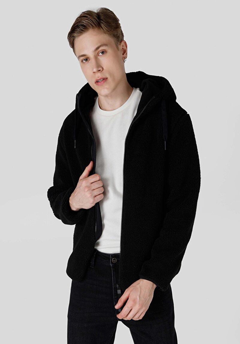 Imagine a Jacheta De Barbati Negru Regular Fit Cl1065583