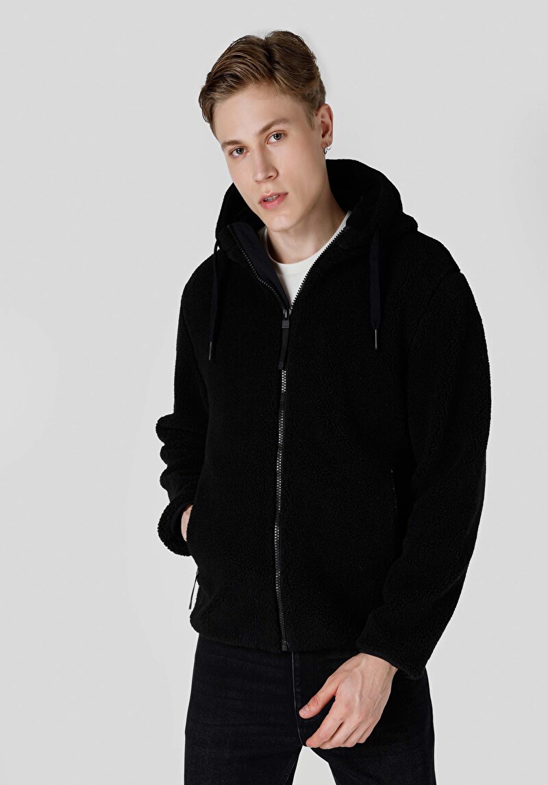 Imagine a Jacheta De Barbati Negru Regular Fit Cl1065583