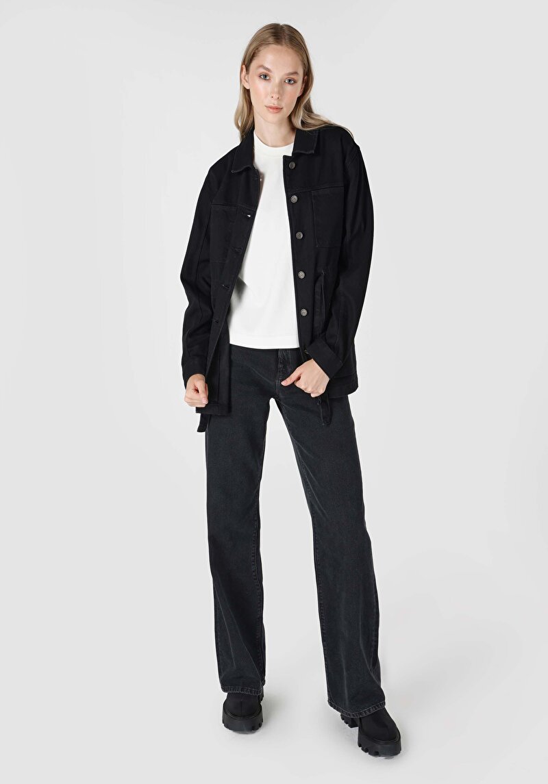 Imagine a Jacheta De Dama Negru Regular Fit Cl1065546