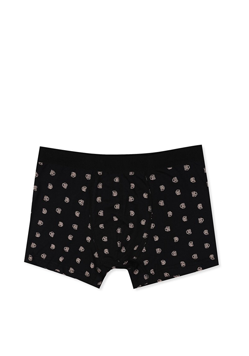 Imagine a Boxer Negru Pentru Bărbați Modern Fit