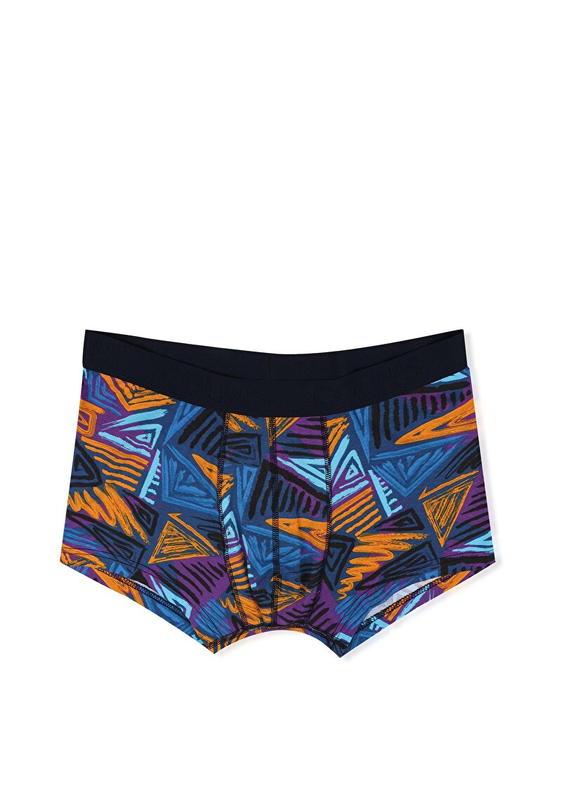 Imagine a Boxer Multicolor Pentru Bărbați Cu İmprimare Modernă