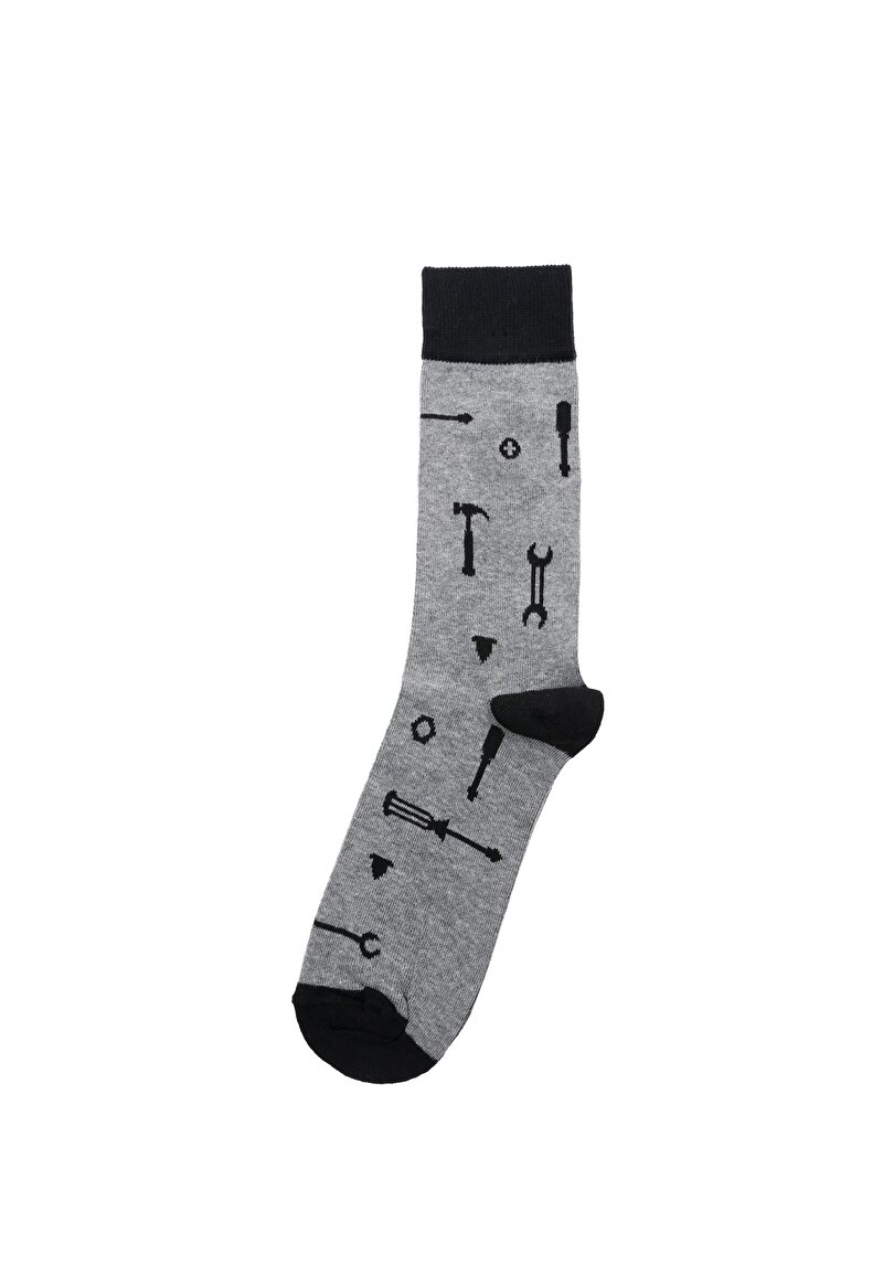 Imagine a Sosete De Barbati Antracit Modern Fit  Cl1065441