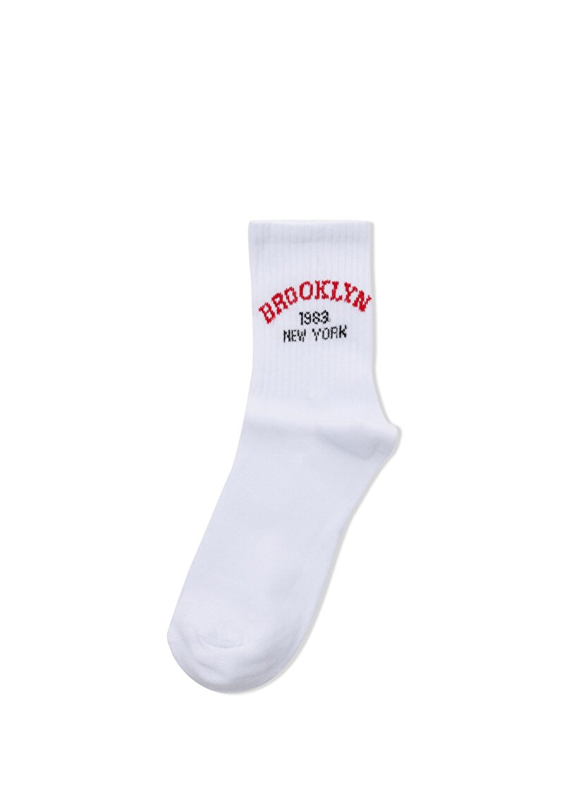 Imagine a Sosete De Dama Alb Modern Fit  Cl1065496