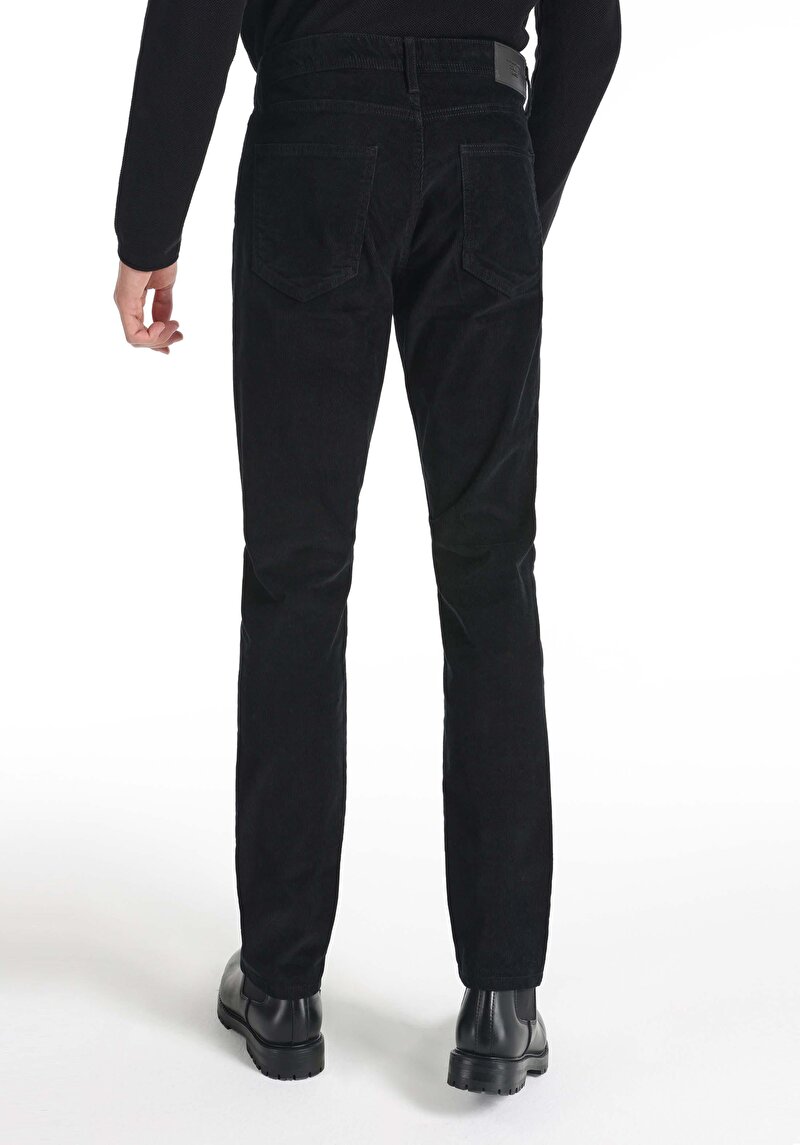 Imagine a Pantaloni Antracit Pentru Bărbați Cu Talie Medie Și Picior Drept