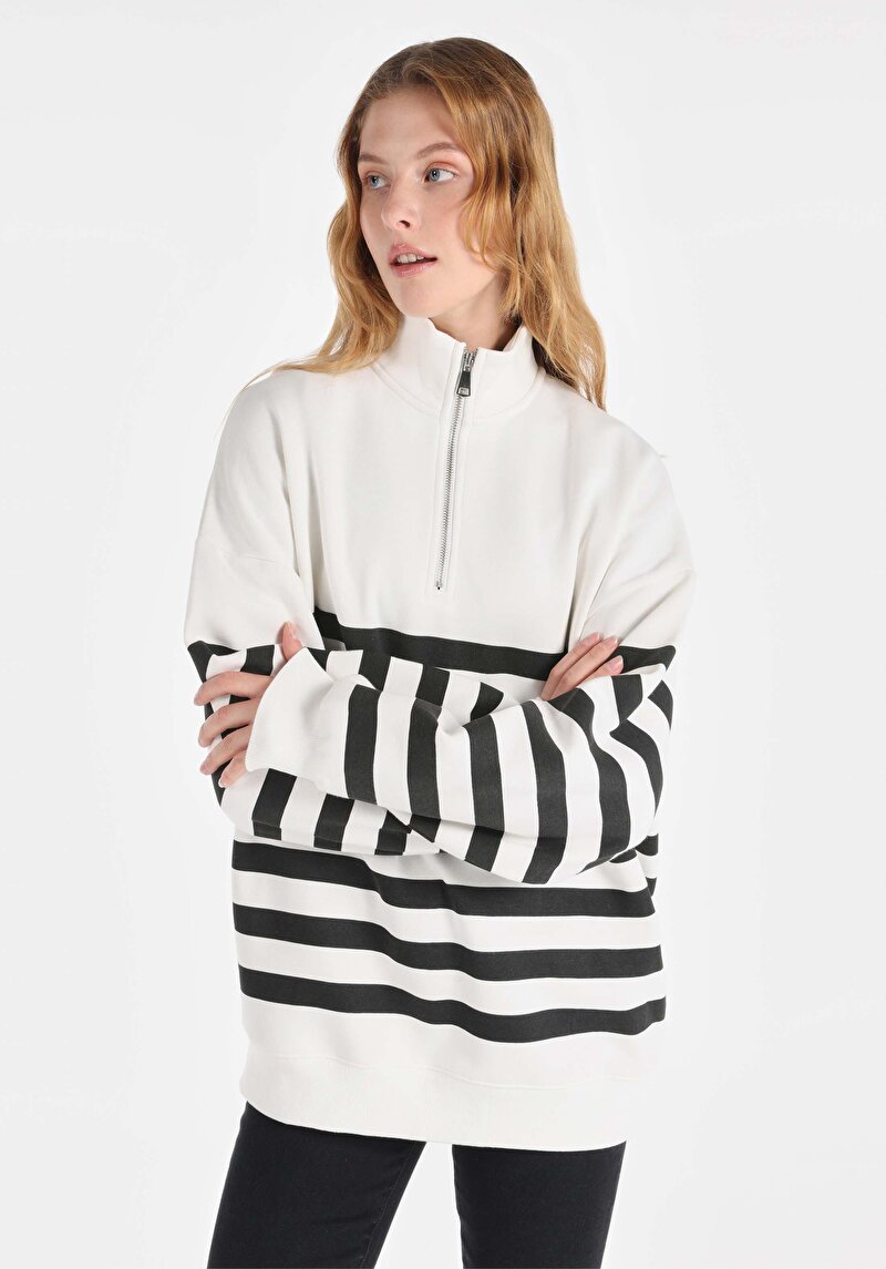 Imagine a Hanorac / Bluza De Dama Alb Cl1065922