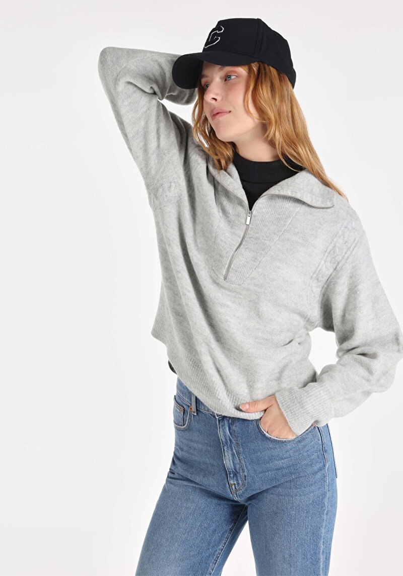 Imagine a Pulover De Dama Gri Cl1065983