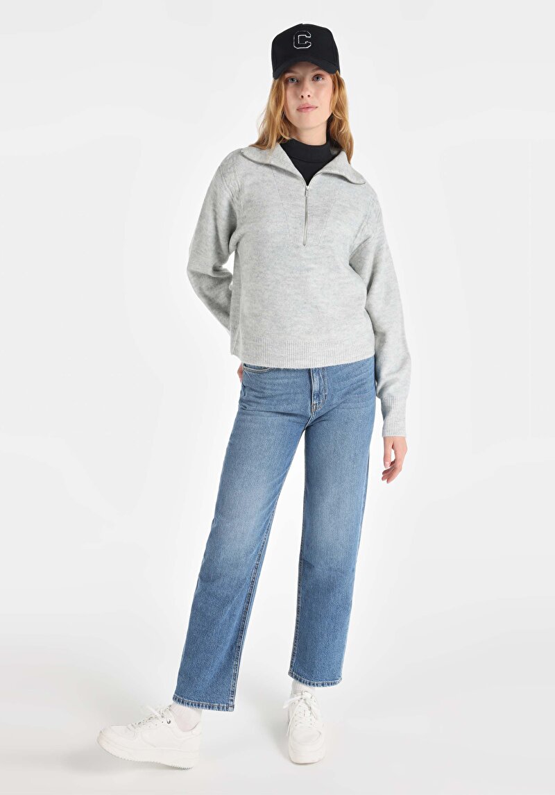 Afișați detalii pentru Pulover De Dama Gri   Cl1065983