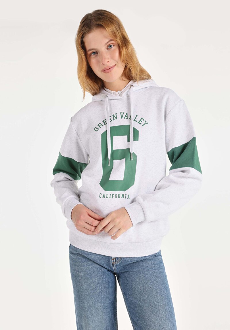 Imagine a Hanorac / Bluza De Dama Gri   Cl1066038