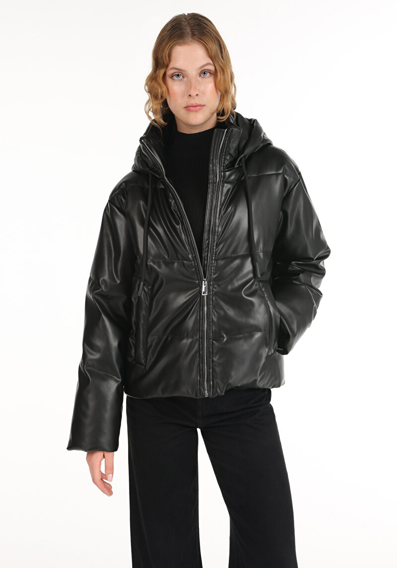 Imagine a Jacheta De Dama Negru Regular Fit  Cl1064975