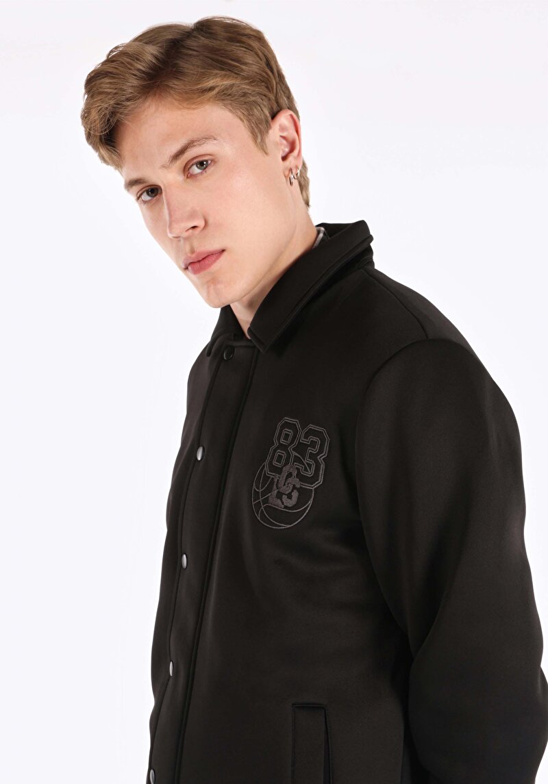 Afișați detalii pentru Jacheta De Barbati Negru Regular Fit  Cl1065207