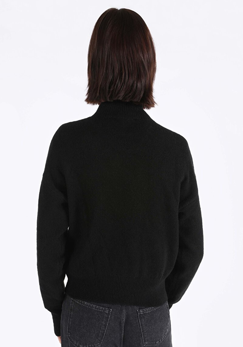 Imagine a Pulover De Dama Negru Regular Fit Cl1065641