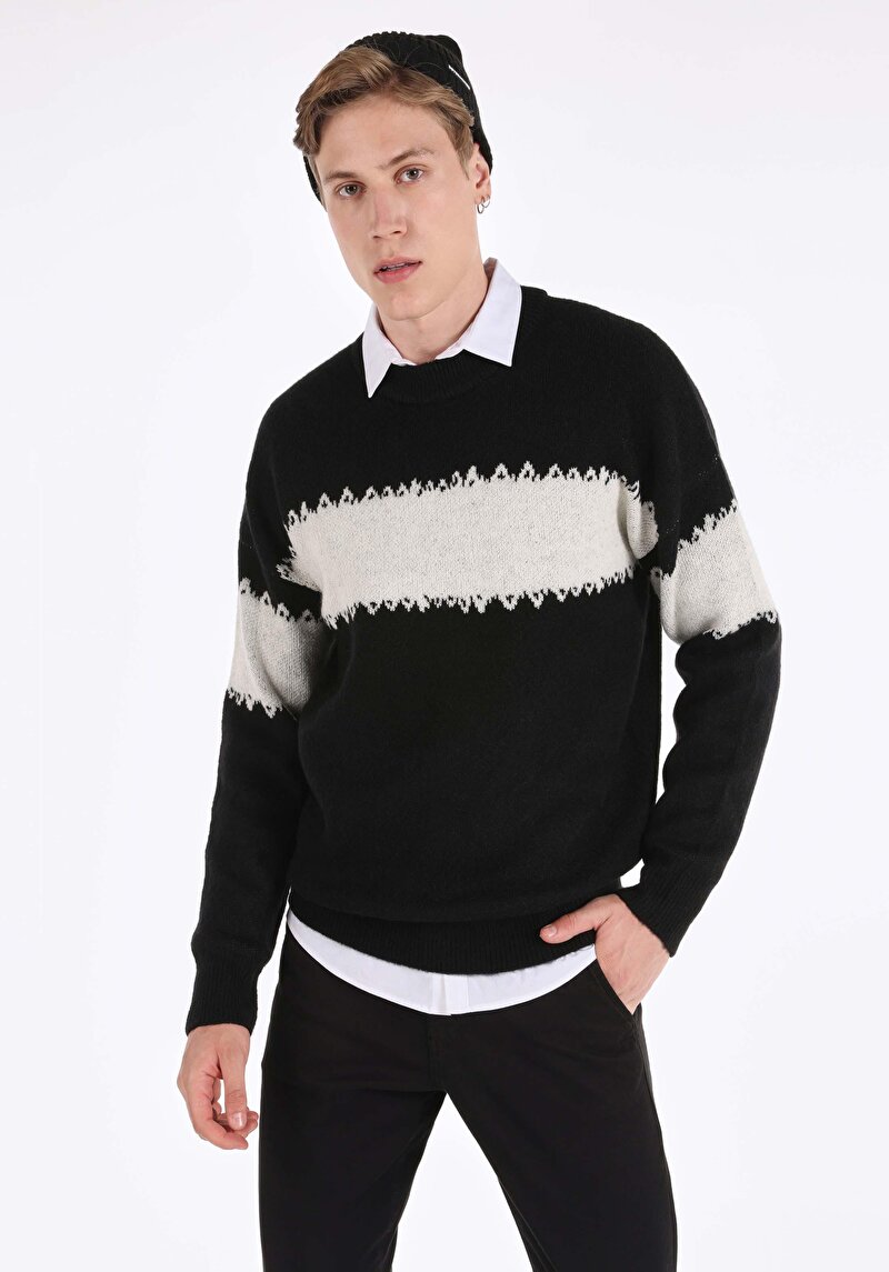 Imagine a Pulover De Barbati Negru   Cl1065738