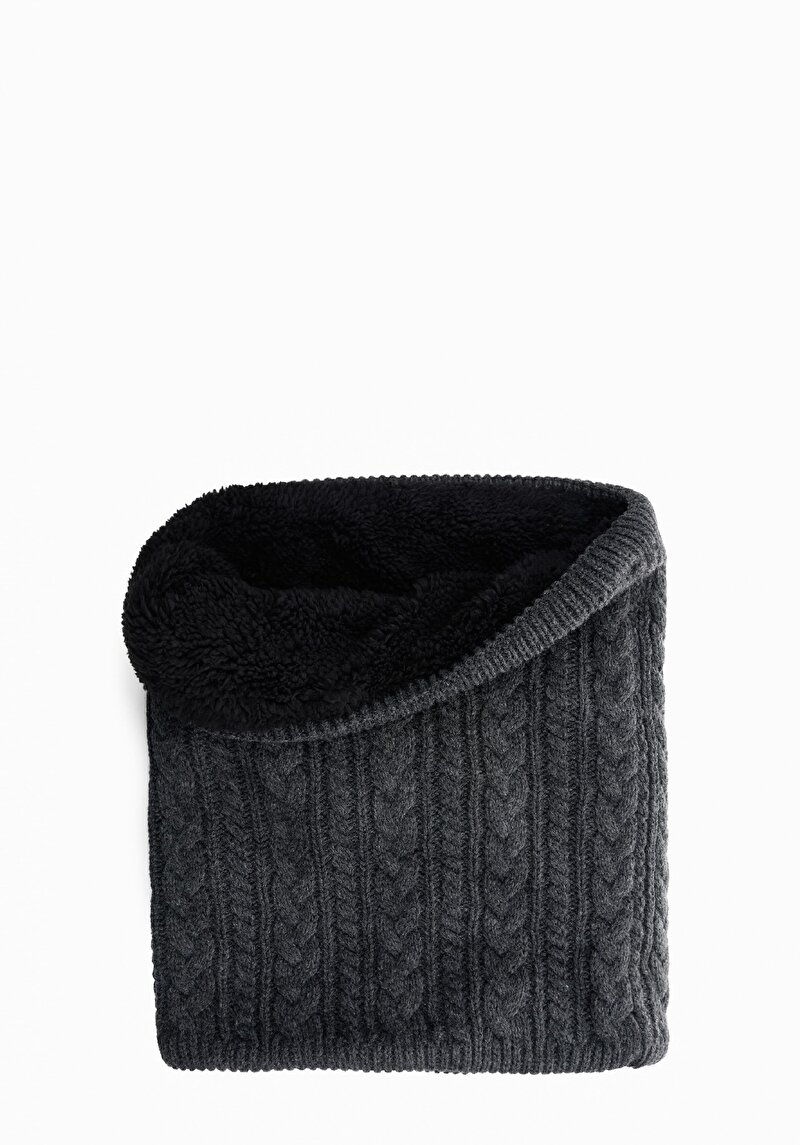 Afișați detalii pentru Eșarfă Antracit Pentru Bărbați