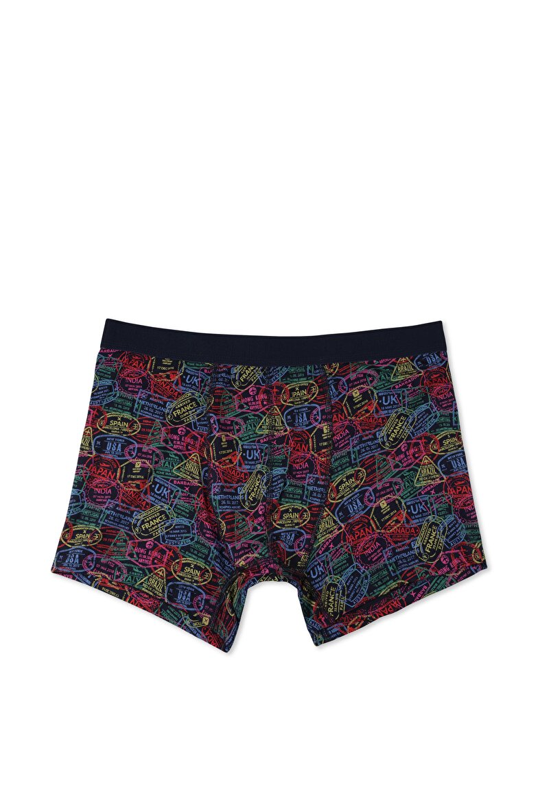 Imagine a Modern Fit Boxer Bleumarin Pentru Bărbați