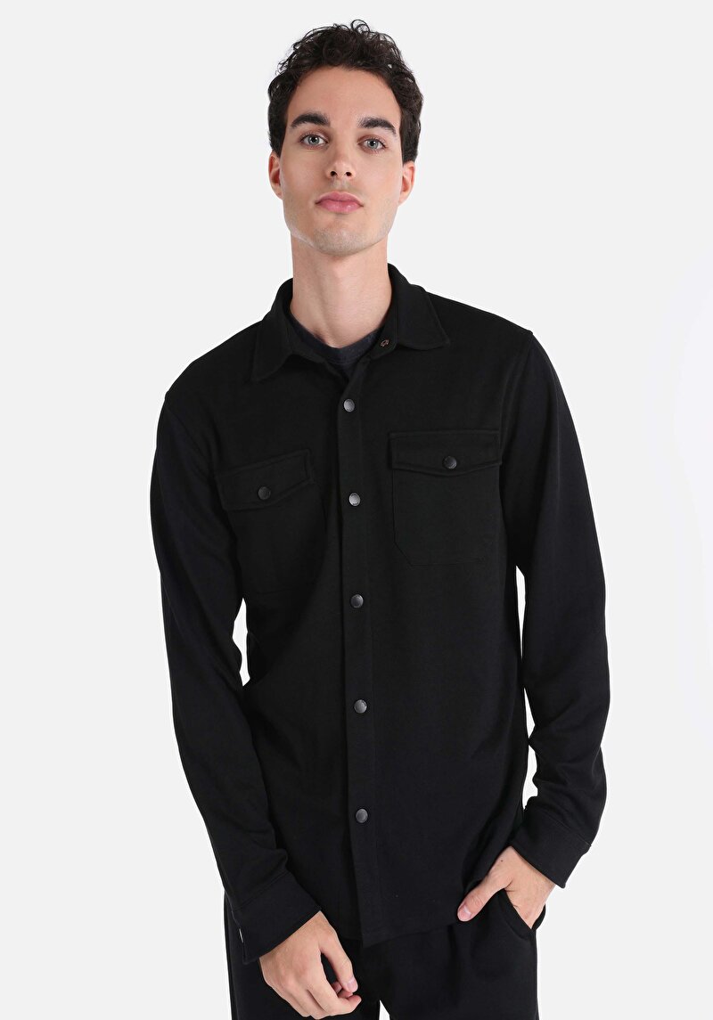 Imagine a Jacheta De Barbati Negru Slim Fit Cl1065205