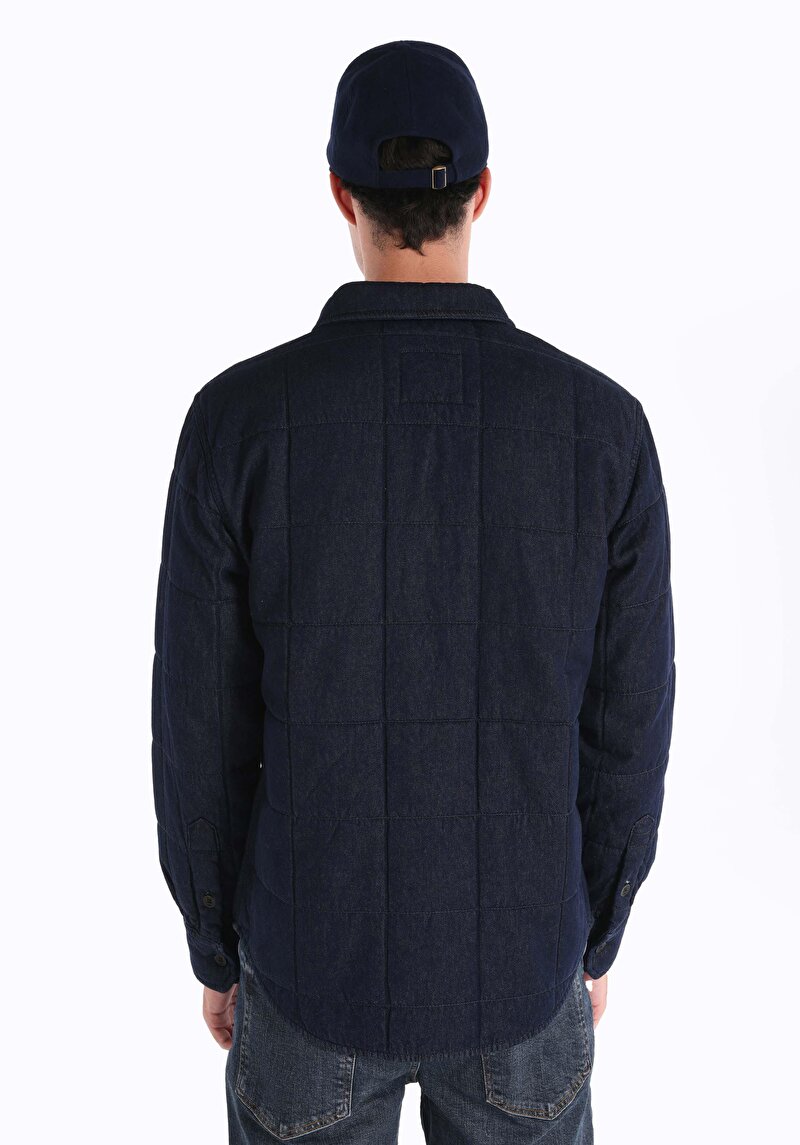 Imagine a Jachetă Albastră Pentru Bărbați Cu Fermoar