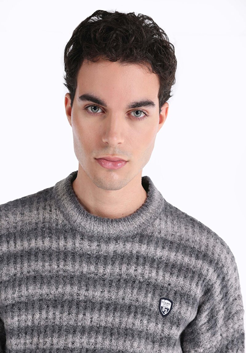 Afișați detalii pentru Pulover De Barbati Gri   Cl1065907