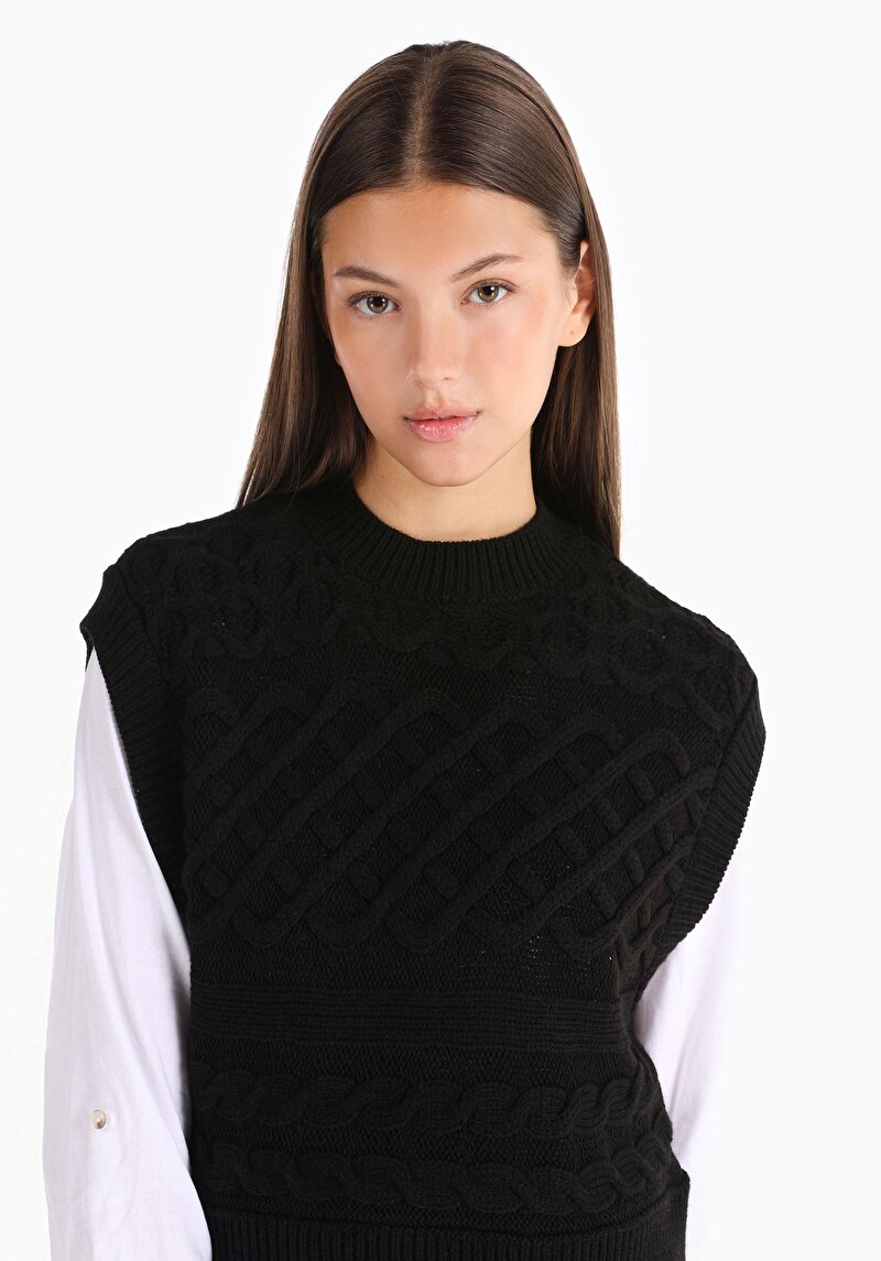 Imagine a Pulover De Dama Negru Cl1065969