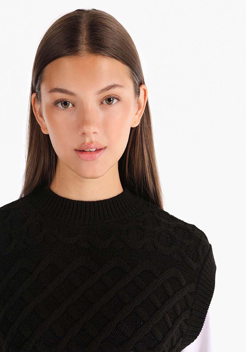 Afișați detalii pentru Pulover De Dama Negru   Cl1065969