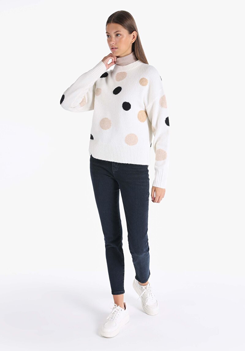 Imagine a Pulover De Dama Alb Cl1066025