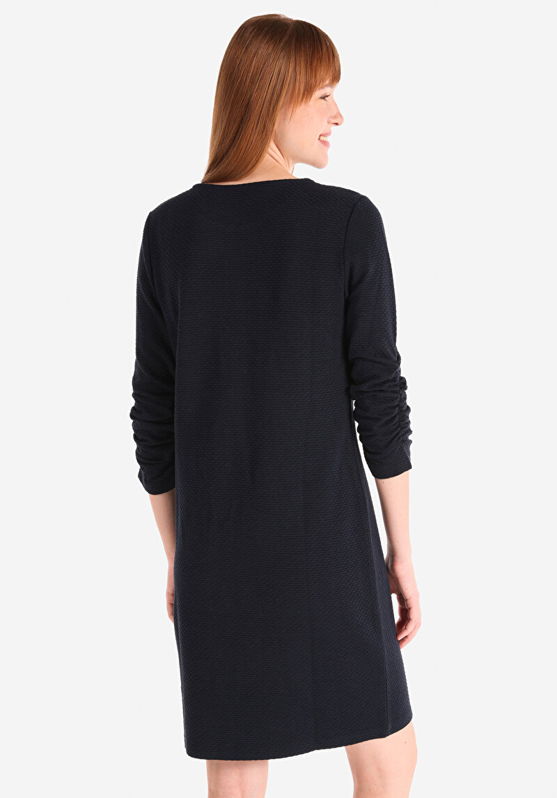 Afișați detalii pentru Rochie De Dama Albastru Marin Slim Fit  Cl1065136