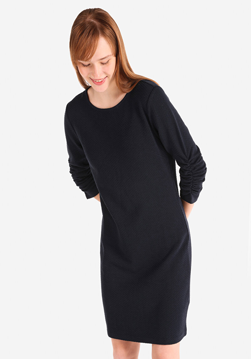 Afișați detalii pentru Rochie De Dama Albastru Marin Slim Fit  Cl1065136