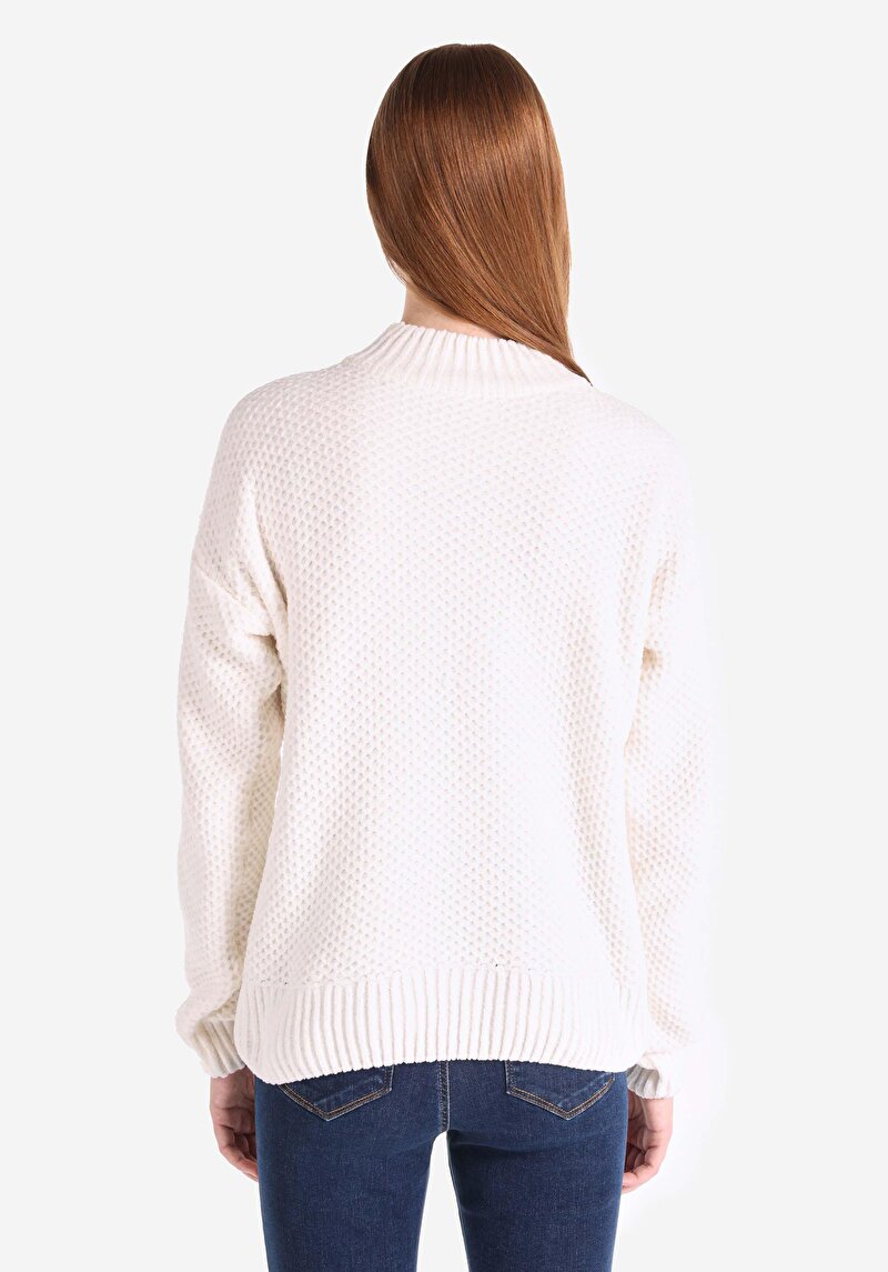 Afișați detalii pentru Pulover De Dama Alb Regular Fit  Cl1066464