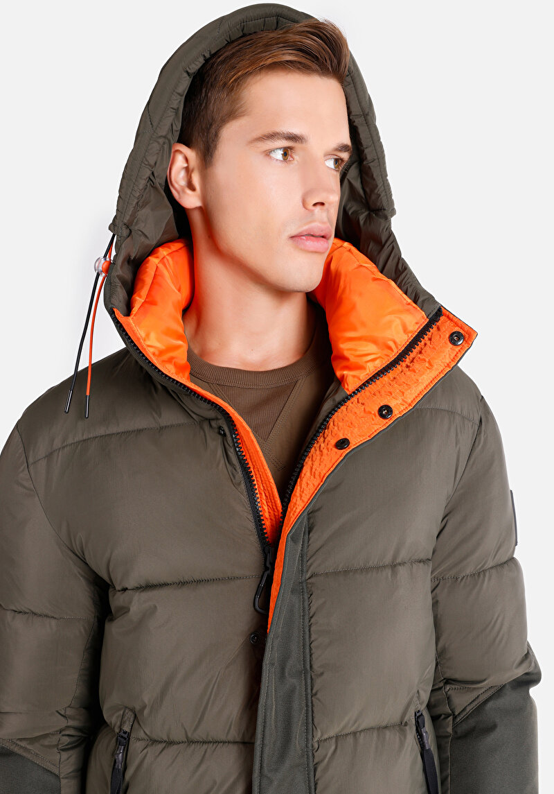 Afișați detalii pentru Jacheta De Barbati Kaki Regular Fit  Cl1064955