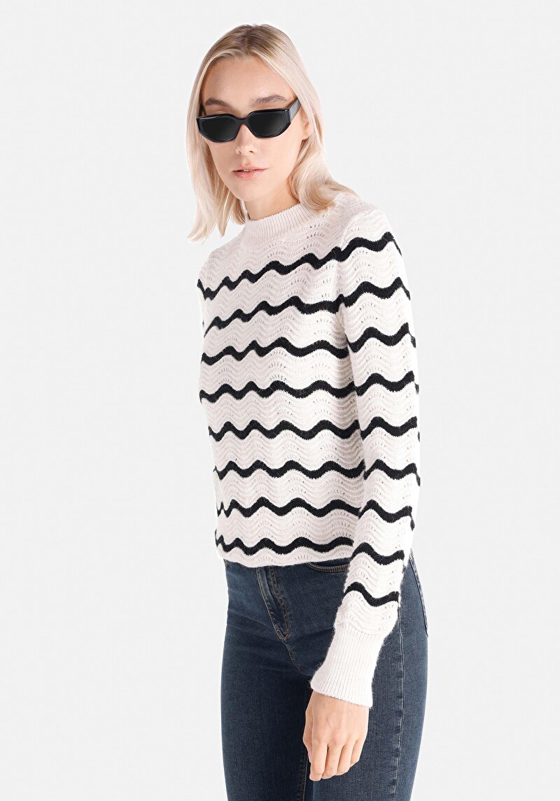 Imagine a Pulover De Dama Alb Cl1066026