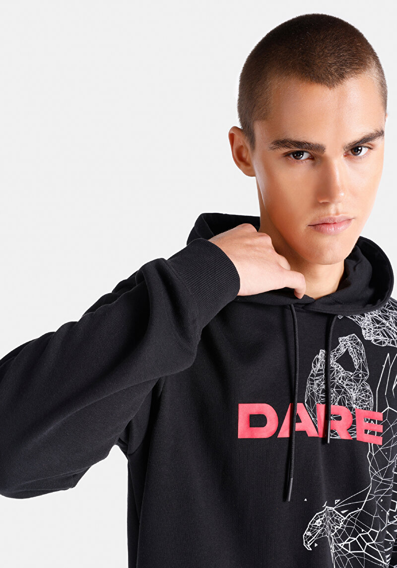 Afișați detalii pentru Hanorac / Bluza De Barbati Negru   Cl1064893