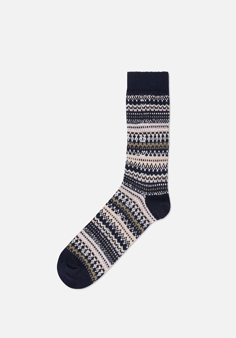 Imagine a Sosete De Barbati Albastru Marin Modern Fit  Cl1066074