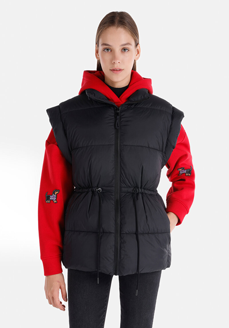 Imagine a Vesta De Dama Negru Regular Fit  Cl1064982