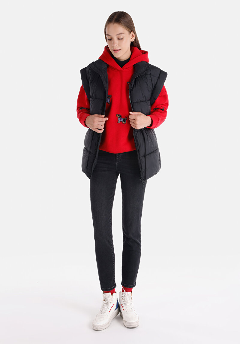 Imagine a Vesta De Dama Negru Regular Fit Cl1064982