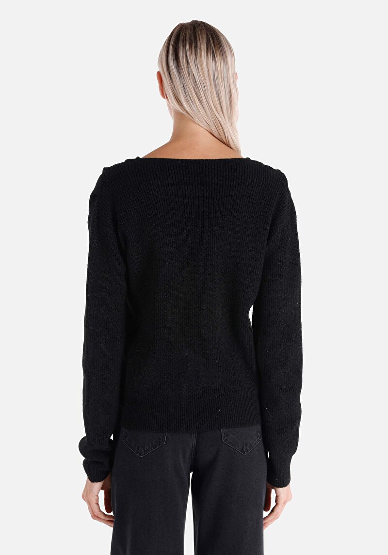 Afișați detalii pentru Pulover De Dama Negru   Cl1065979