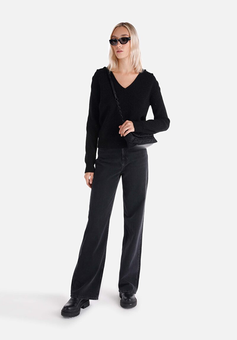 Imagine a Pulover De Dama Negru Cl1065979