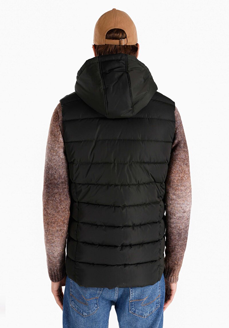 Afișați detalii pentru Vesta De Barbati Kaki Slim Fit  Cl1065892