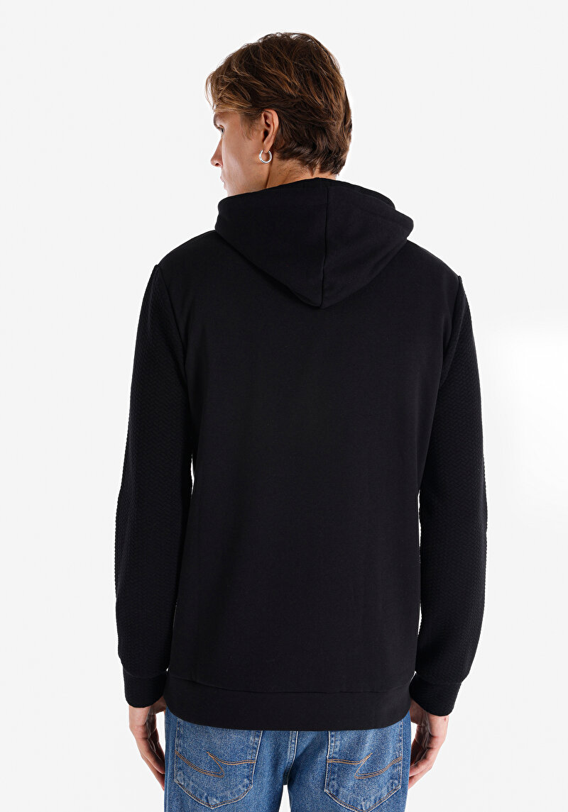 Imagine a Tricou Cu Maneca Lunga De Barbati Negru Cl1066047