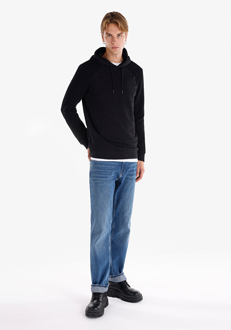 Imagine a Tricou Cu Maneca Lunga De Barbati Negru Cl1066047