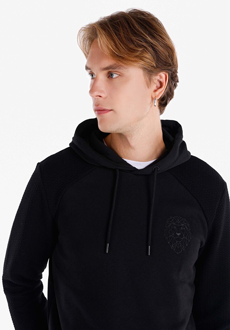 Afișați detalii pentru Tricou Cu Maneca Lunga De Barbati Negru   Cl1066047