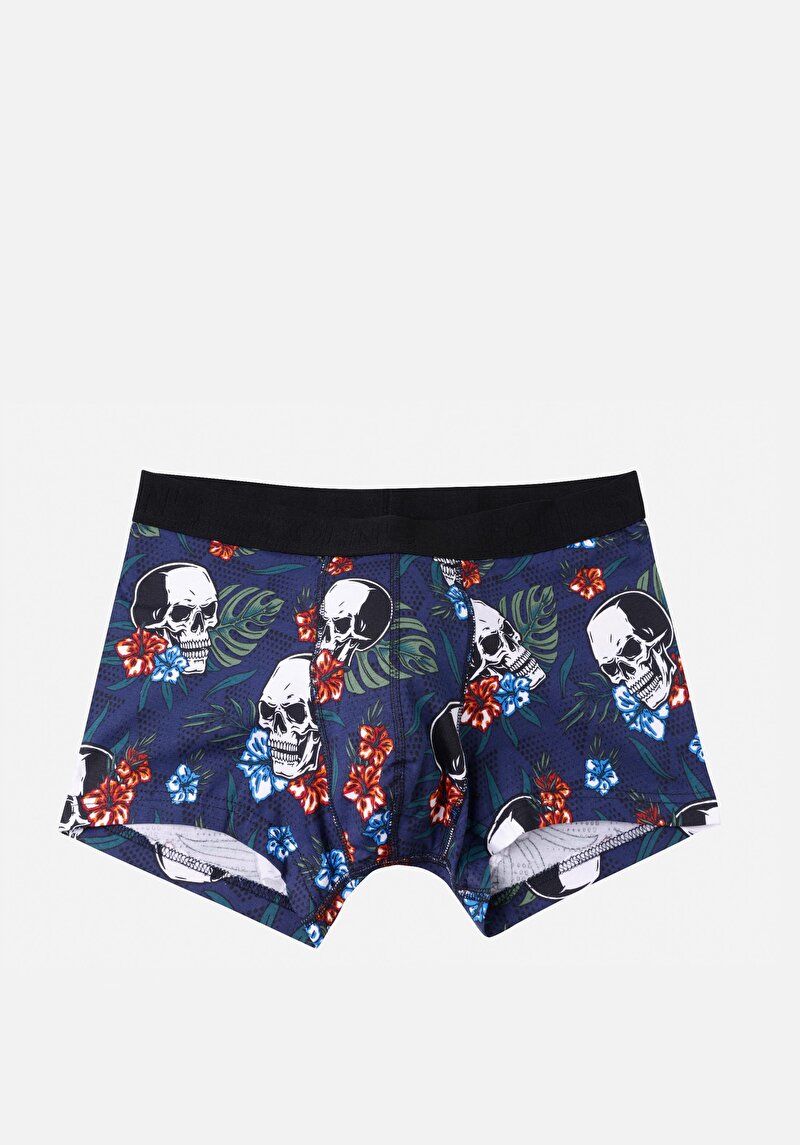 Imagine a Boxer Multicolor Pentru Bărbați Cu İmprimare Modernă