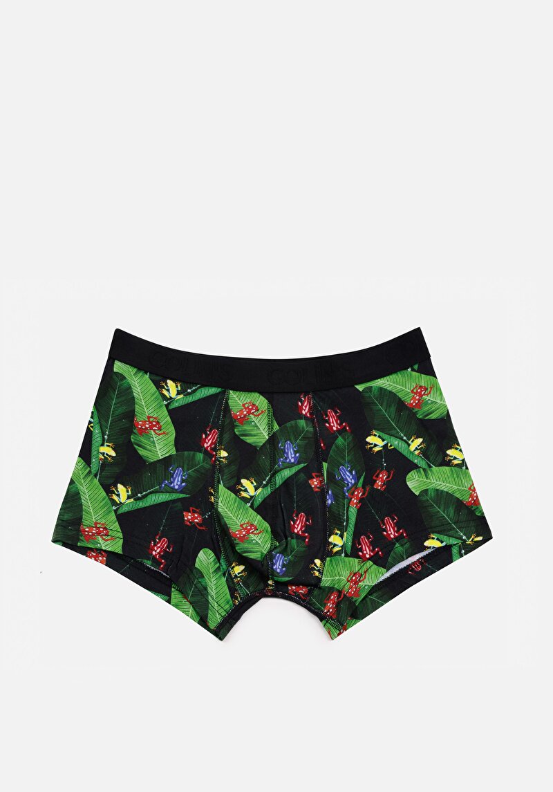 Imagine a Boxer Multicolor Pentru Bărbați Cu İmprimare Modernă